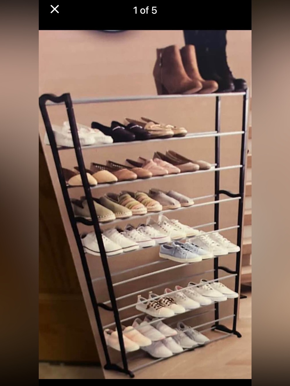 FARBERWARE shoe rack that holds 50 pairs